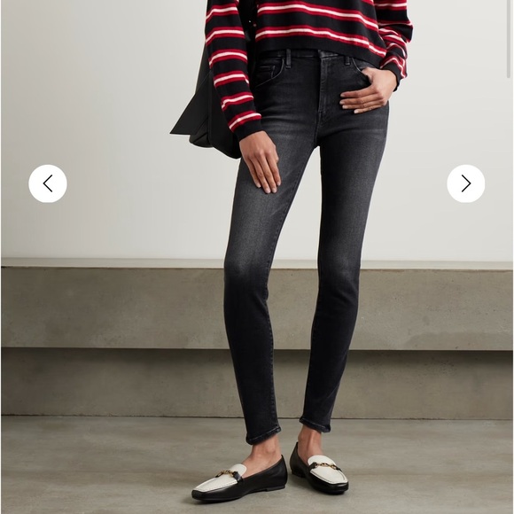 Mother Jeans High Waisted Looker in Skinny Dipping